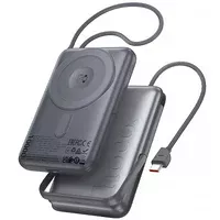 Портативное ЗУ Power Bank Hoco Q43 Clever dual PD20W с БЗУ Type-C 10000 mAh Metal gray