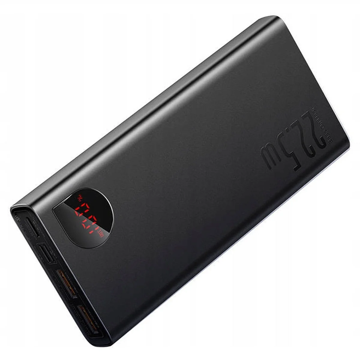 Портативное ЗУ Baseus Adaman Metal Digital Display QC 22.5W 20000 mAh (PPAD000101) Черный