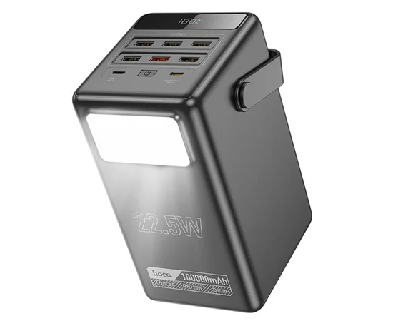 Портативное ЗУ Power Bank Hoco DB03 Endure 22.5W 100 000 mAh Black