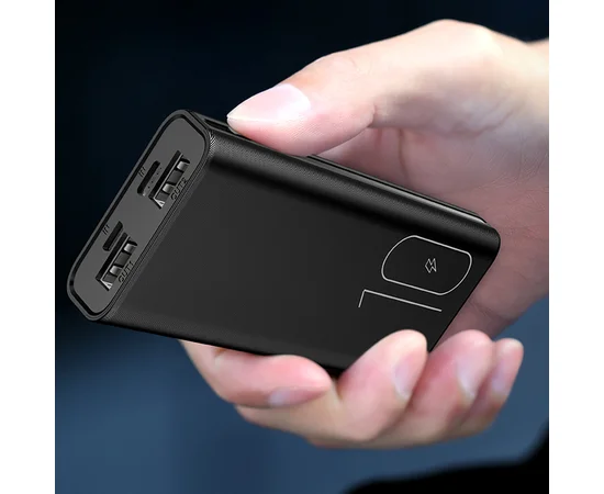 Портативное зарядное устройство Usams US-CD93 Dual USB Mini (10000mAh) Черный