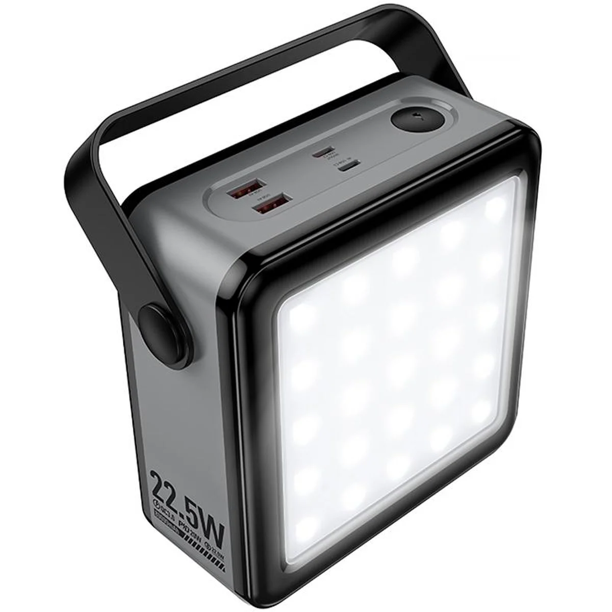 Портативное ЗУ Power Bank Hoco J161 Power 22.5W+PD20W with lighting 80000 mAh Black / Gray