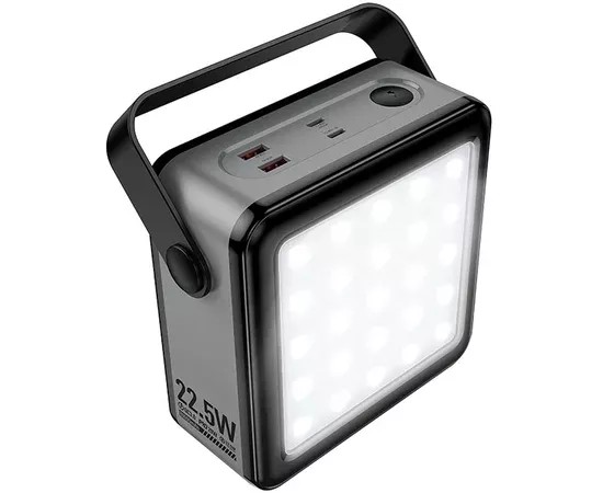 Портативное ЗУ Power Bank Hoco J161 Power 22.5W+PD20W with lighting 80000 mAh Black / Gray