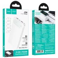 Портативне ЗУ Power Bank Hoco J154 Victorious 22.5W+PD20W 10000 mAh White
