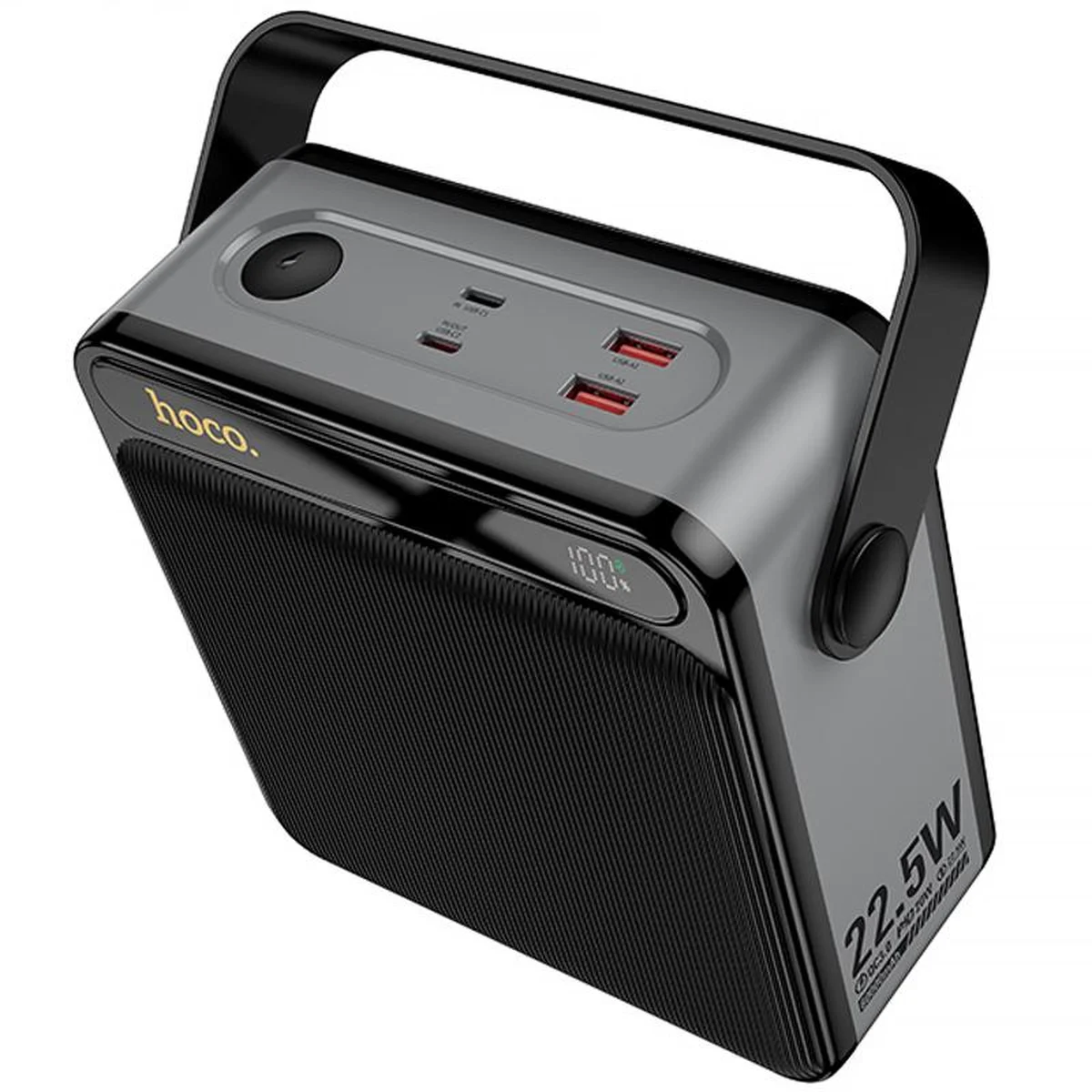 Портативное ЗУ Power Bank Hoco J161 Power 22.5W+PD20W with lighting 80000 mAh Black / Gray