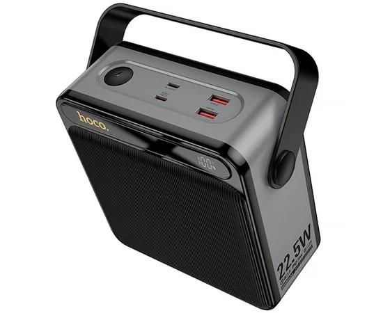 Портативное ЗУ Power Bank Hoco J161 Power 22.5W+PD20W with lighting 80000 mAh Black / Gray