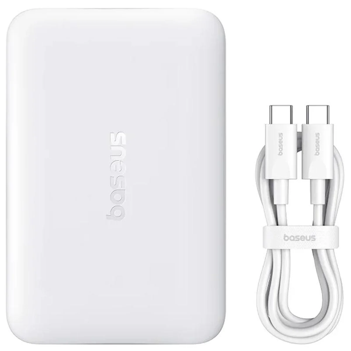 Портативное ЗУ Power Bank Baseus EnerFill FM11 30W с БЗУ 10000mAh (E00287) Moon White