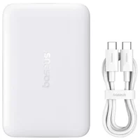 Портативное ЗУ Power Bank Baseus EnerFill FM11 30W с БЗУ 10000mAh (E00287) Moon White