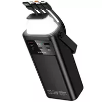 Портативное ЗУ Power Bank Borofone BJ65 High 22.5W+PD20W with cable 30000 mAh Black