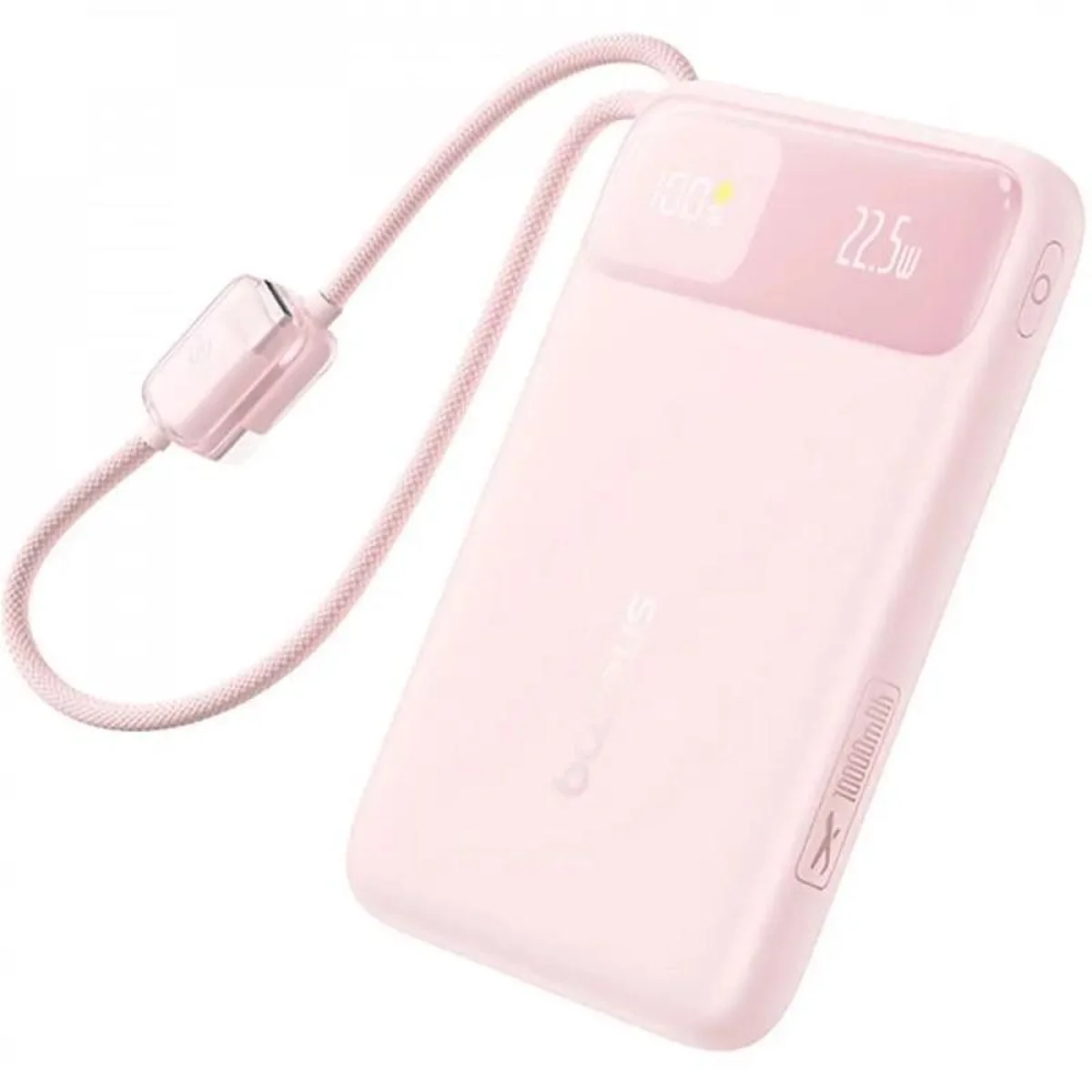 Портативное ЗУ Power Bank Baseus EnerFill FC11 PD22.5W with cable 10000 mAh (E0027R) Baby Pink