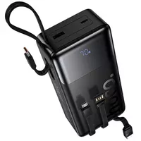 Портативное ЗУ Power Bank Hoco J156B Founder 22.5W+PD20W with four cables 30000 mAh Black