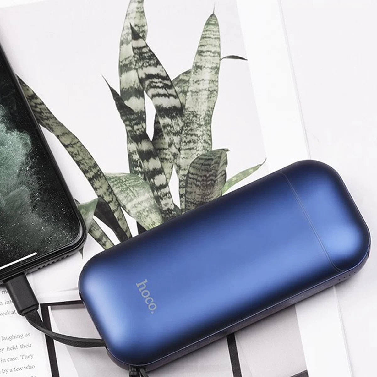 Портативний зарядний пристрій Power Bank Hoco CJ3 Q "Energy" 10000 mAh Синій