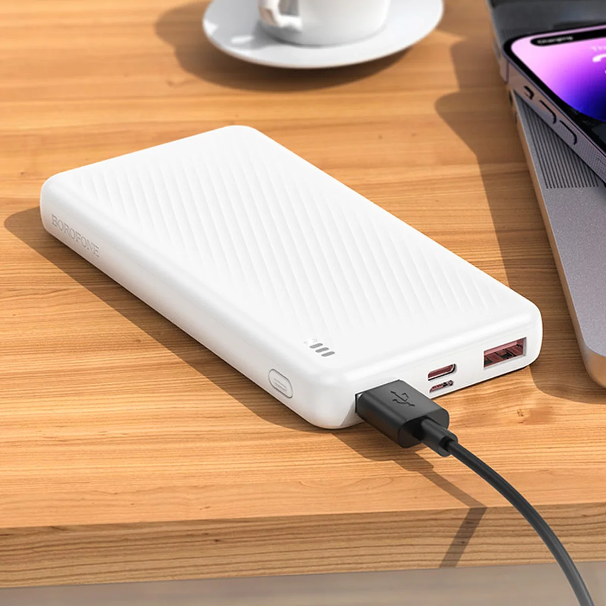 Портативне ЗУ Power Bank BOROFONE BJ56 Graceful 22,5W+PD20W 10000 mAh White