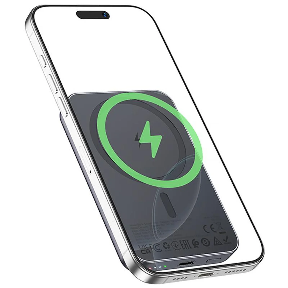 Портативне ЗУ Power Bank Hoco J160 Original з БЗП 5000 mAh Metal gray