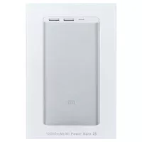 Портативное зарядное устройство Xiaomi Mi Power Bank 2S 10000mAh (VXN4229CN / PLM09ZM) Серебряный