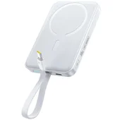 Портативне ЗУ Power Bank Baseus EnerFill FM11 30W з БЗУ with cable 10000mAh (E00289) Moon White