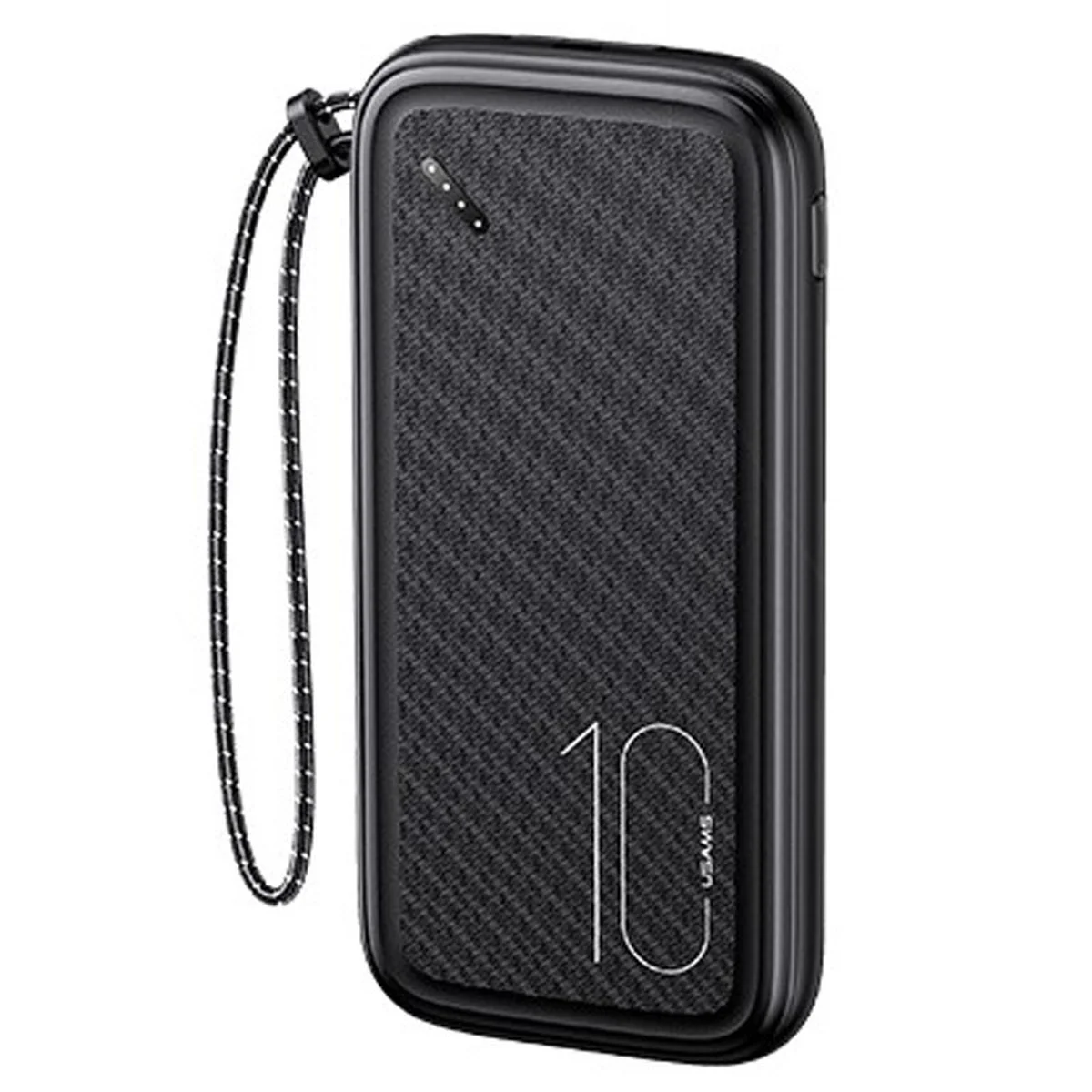 Портативний зарядний пристрій Power bank Usams US-CD150 PB56 with Lanyard 10000mAh Чорний