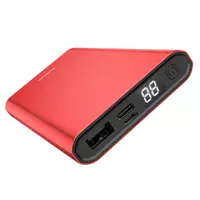 Портативное зарядное устройство Power Bank Hoco J68 10000 mAh Красный