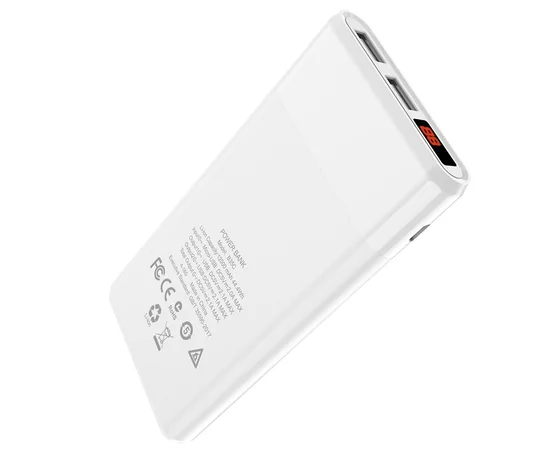 Портативний зарядний пристрій Power Bank Hoco B35C Entrourage 12000 mAh Білий