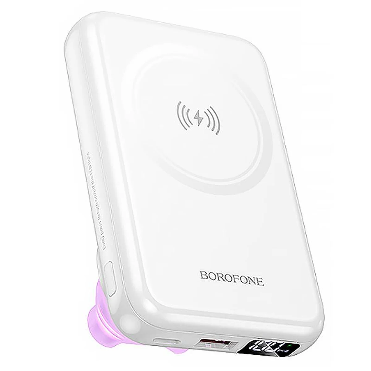 Портативне ЗУ Power Bank Borofone BJ83 Ocean 22.5W+PD20W із БЗУ 10000 mAh White