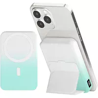 Портативное зарядное устройство Power Bank JJT-A27-1 Gradient PD20W+QC 22.5W с БЗУ 10000 mAh White / Green