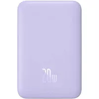 Портативне ЗУ Power Bank Baseus Magnetic Mini Air 20W з БЗП 10000 mAh P10059001313 Nebula Purple