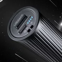 Портативное зарядное устройство USAMS US-CD166 Mini +  LED фонарик 4000mAh Черный