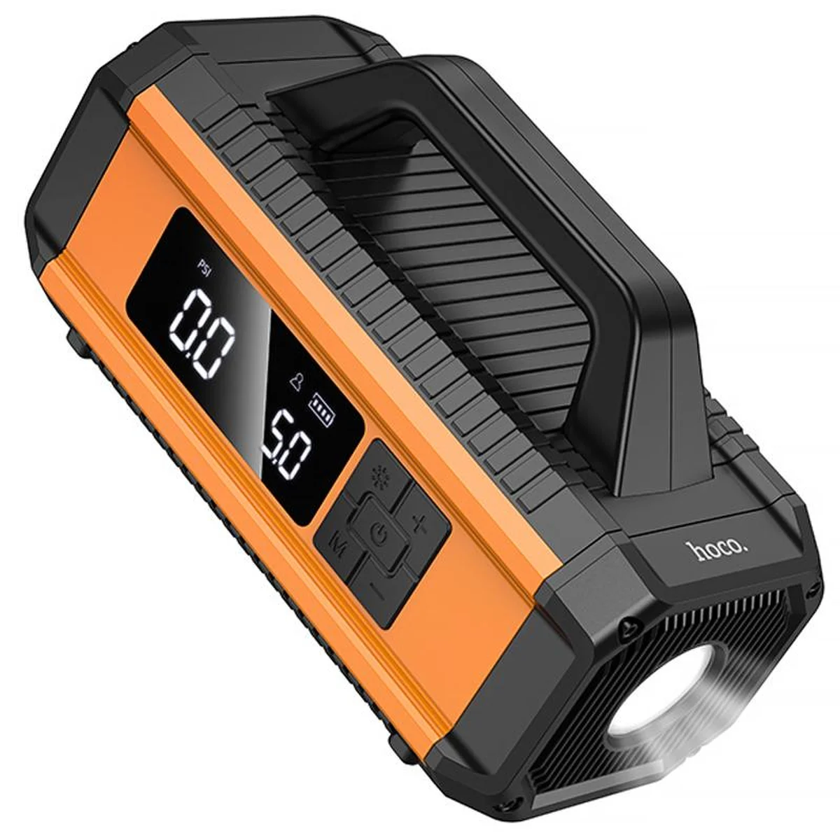 Пусковое устройство + насос для автомобиля Hoco QS4 Intelligent Starter and Air Pump 10000 mAh Black