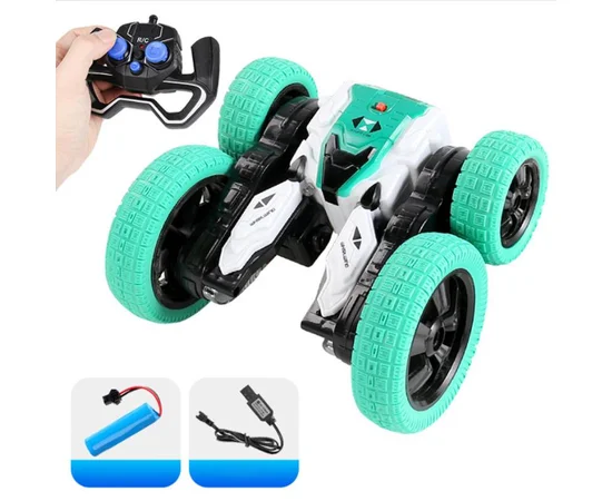 Машинка на радіокеруванні SHT DW02A Trick and Flip RC Car 2.4G Green