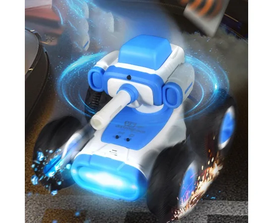 Машинка на радиоуправлении SHT 1509B Cartoon Tank 2.4G Blue