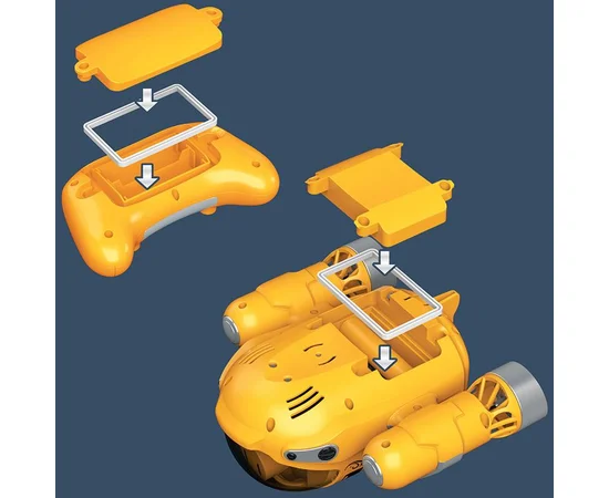 Човен на радіокеруванні SHT 3722-1A Spray Fog 2.4G Yellow