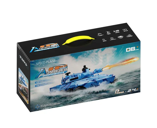 Бронетранспортер-амфибия на радиоуправлении SCHE Y1802 Blue