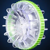 Машинка-амфібія на радіокеруванні YL-103 2.4G Transparent green