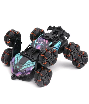 Детский восьмиколесный джип на радиоуправлении SHT 2330 2.4G (with 2 remote) Violet