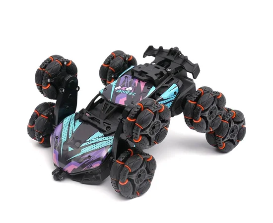 Детский восьмиколесный джип на радиоуправлении SHT 2330 2.4G (with 2 remote) Violet