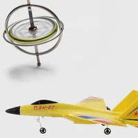 Самолет на радиоуправлении SCHE HW28 SU27 Foam Yellow