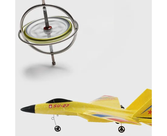 Самолет на радиоуправлении SCHE HW28 SU27 Foam Yellow
