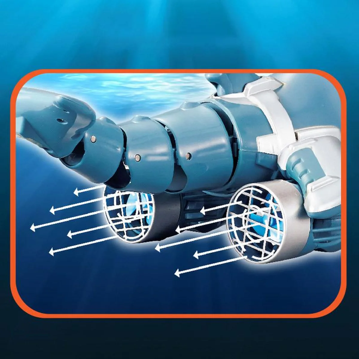 Лодка на радиоуправлении SHT 3738AD Dolphin 2.4G Blue / White