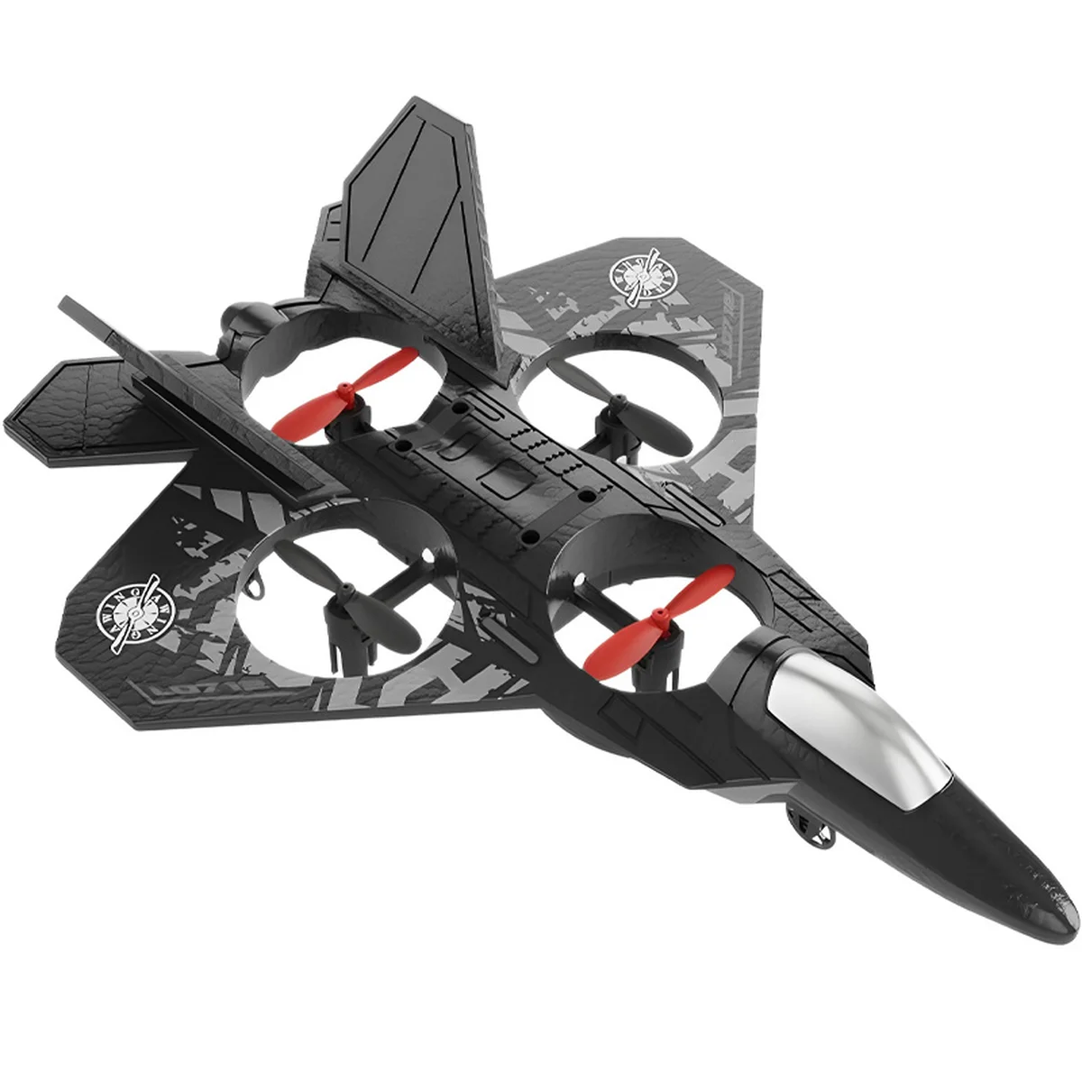 Самолет на радиоуправлении SCHE L0712 Aerobatic (with two remote controls) Black