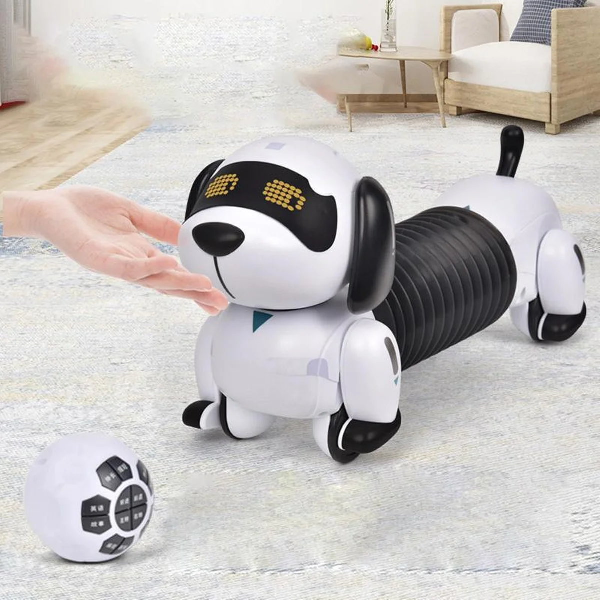 Интерактивная игрушка Собака-Робот SHT K22 White