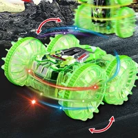 Машинка-амфибия на радиоуправлении YL-103 2.4G Transparent green