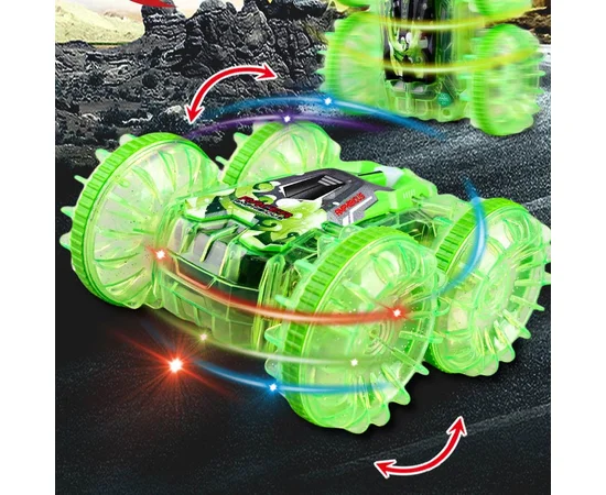 Машинка-амфибия на радиоуправлении YL-103 2.4G Transparent green