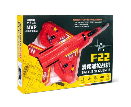 Самолет на радиоуправлении SCHE HW32 F22 Fighter Red