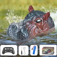 Лодка на радиоуправлении SHT 3736AD Hippopotamus 2.4G Black / Brown