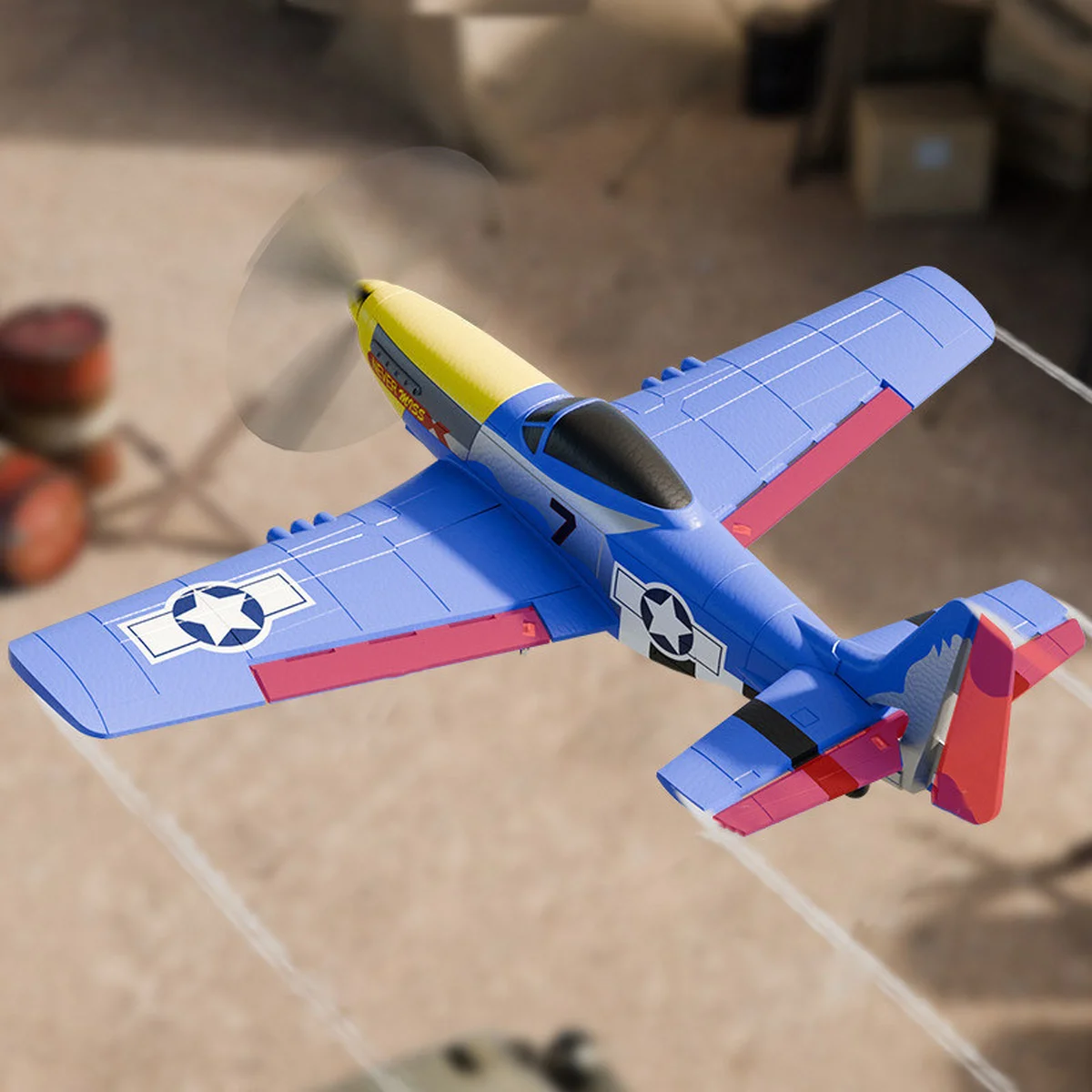 Самолет на радиоуправлении SCHE W551 Four-channel Stunt Fighter Blue