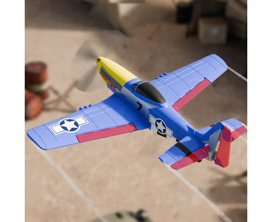 Самолет на радиоуправлении SCHE W551 Four-channel Stunt Fighter Blue