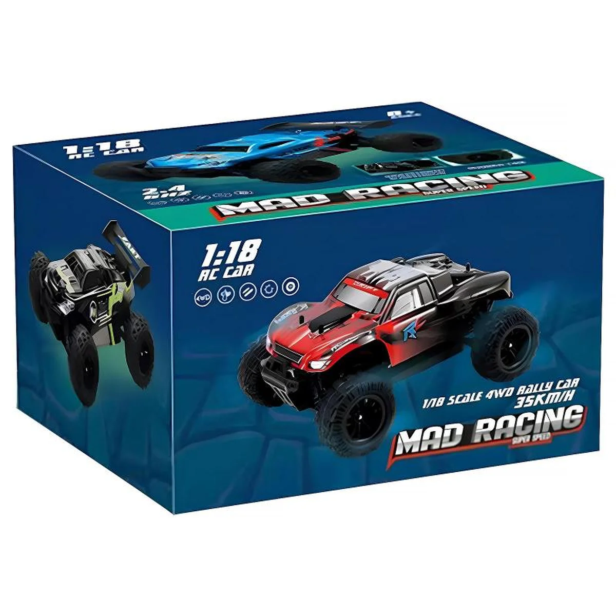 Машинка на радіокеруванні SHT ZWD-007 Mad Racing 2.4G (1:18) Orange