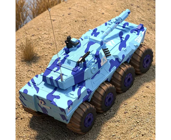 Бронетранспортер-амфибия на радиоуправлении SCHE Y1802 Blue
