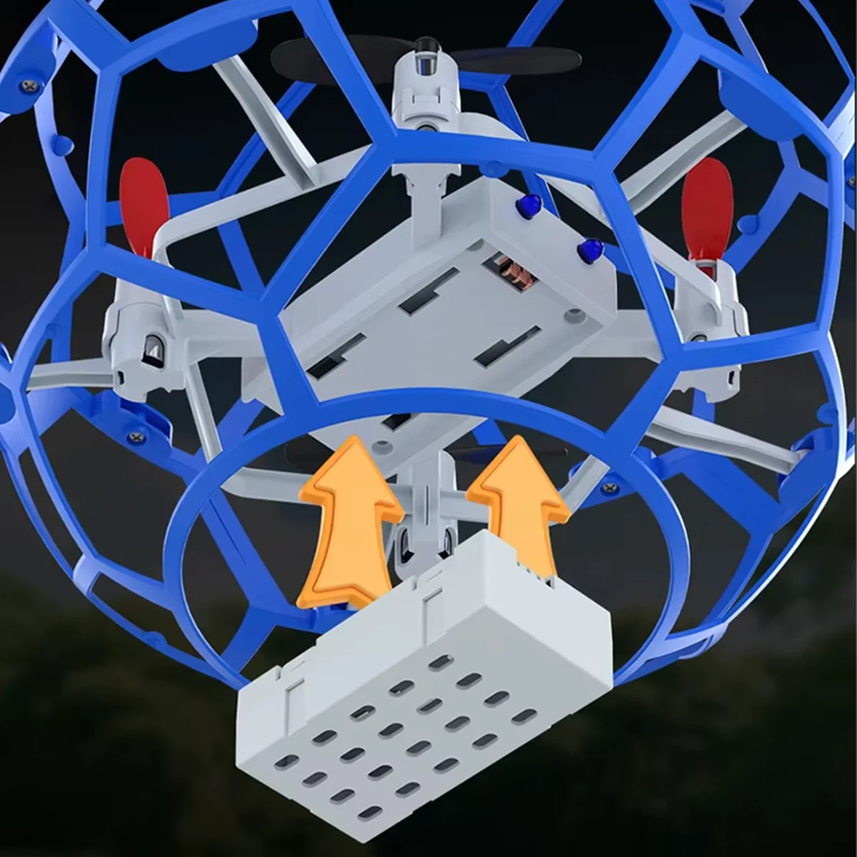 Самолет на радиоуправлении SCHE L0717 Ball Drone Blue