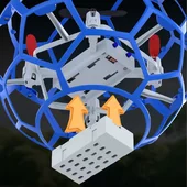 Самолет на радиоуправлении SCHE L0717 Ball Drone Blue