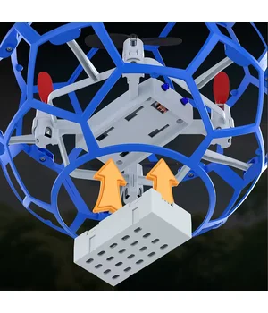 Літак на радіокеруванні SCHE L0717 Ball Drone Blue